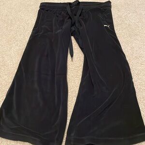 Puma Terry Cloth Capris Sz XL Black
